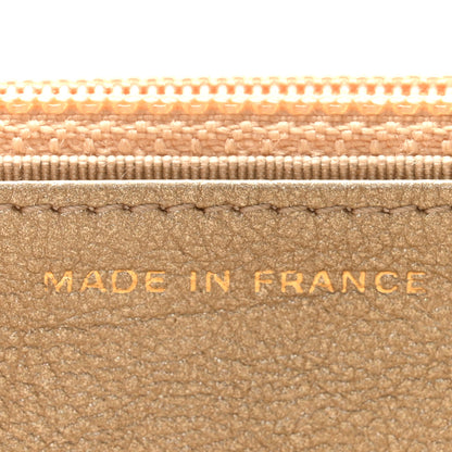 Chanel Woven Straw Braided Ancient Greek Wallet On Chain WOC Beige 17 of 34