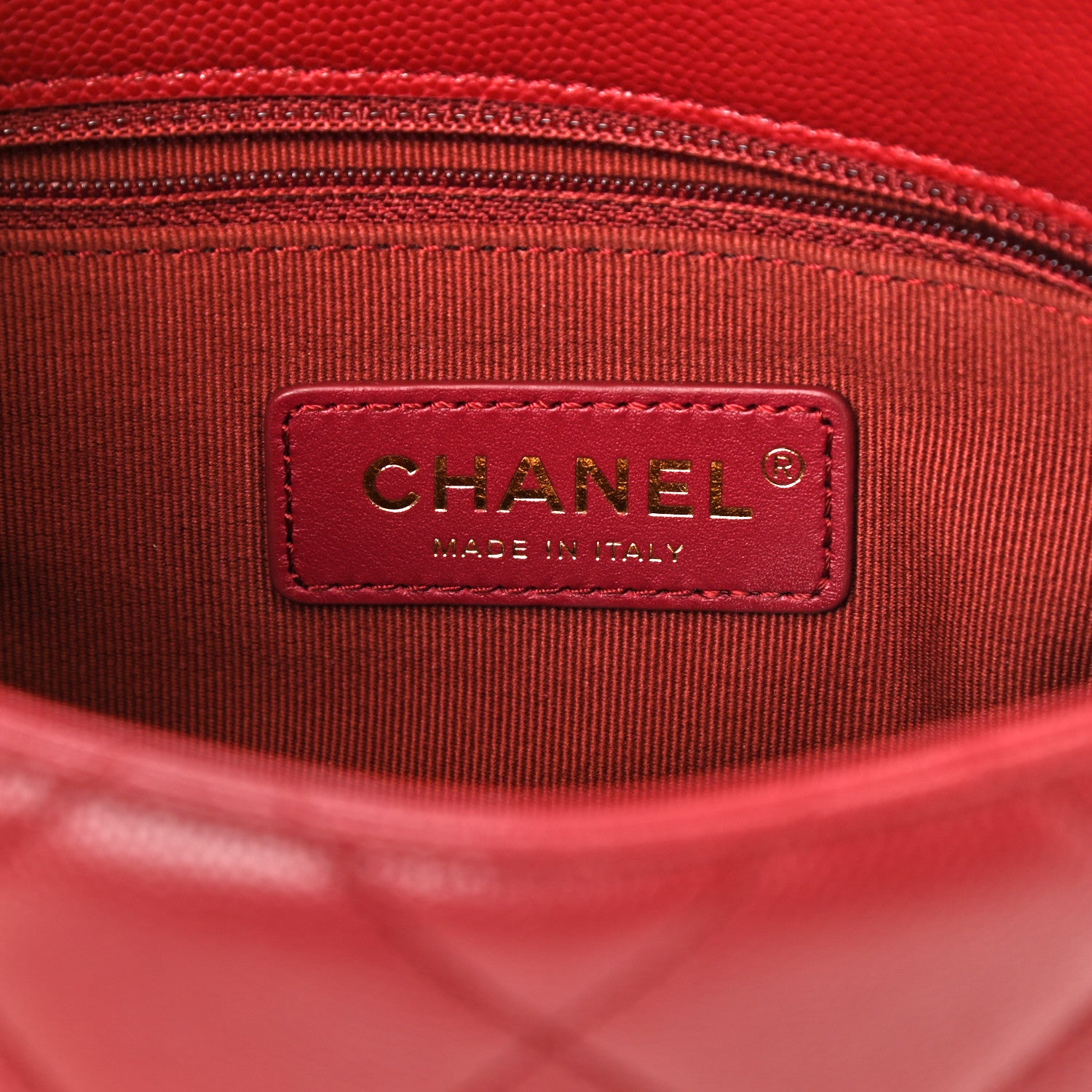 Chanel Caviar Quilted Small Twist Your Buttons Flap Burgundy 6 of 10