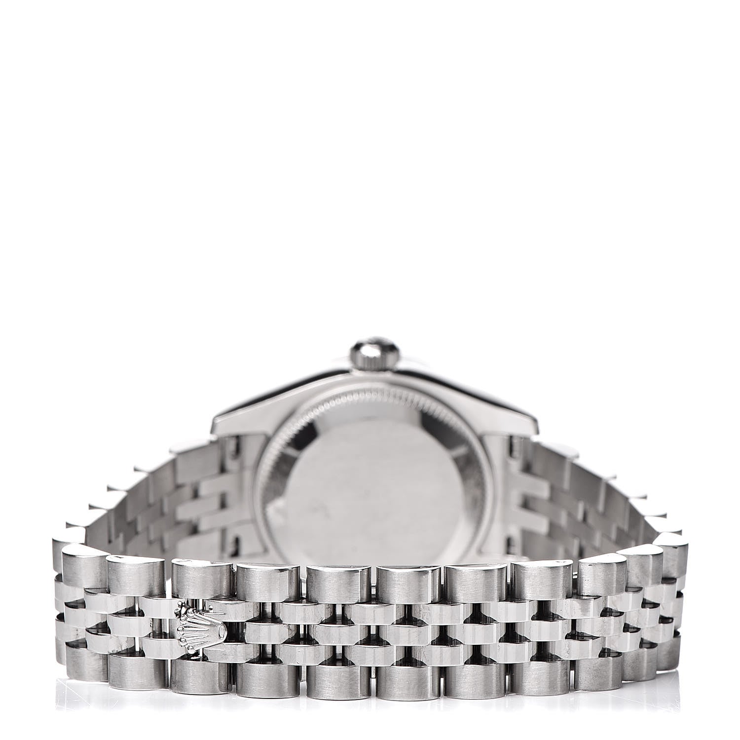 Rolex Stainless Steel 18K White Gold Diamond Mother of Pearl 26mm Oyster Perpetual Datejust Watch 179174 4 of 7