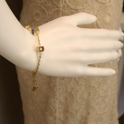 Louis Vuitton Swarovski Gamble Bracelet Azur 2 of 5