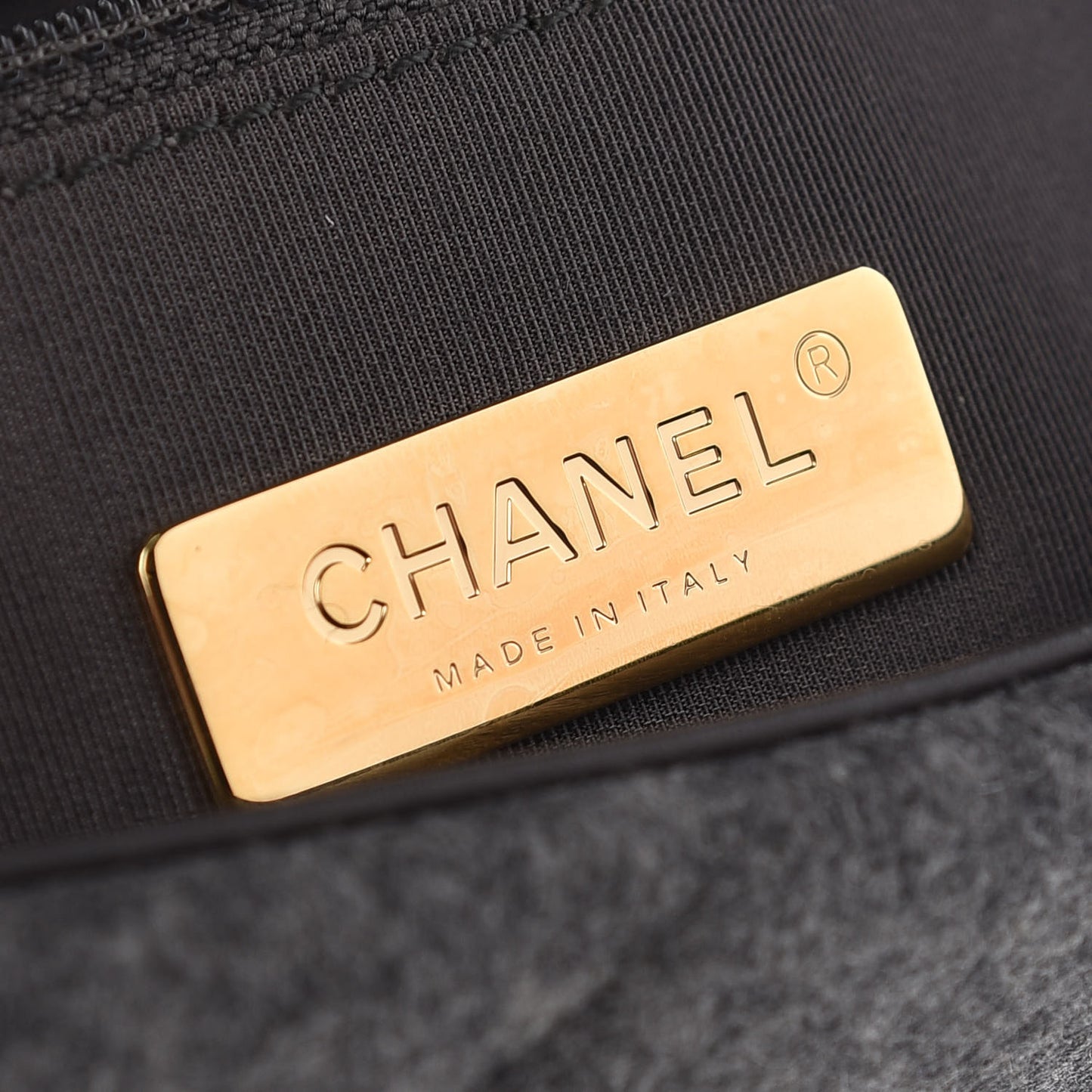 Wool Quilted Medium Chanel 19 Flap Grey