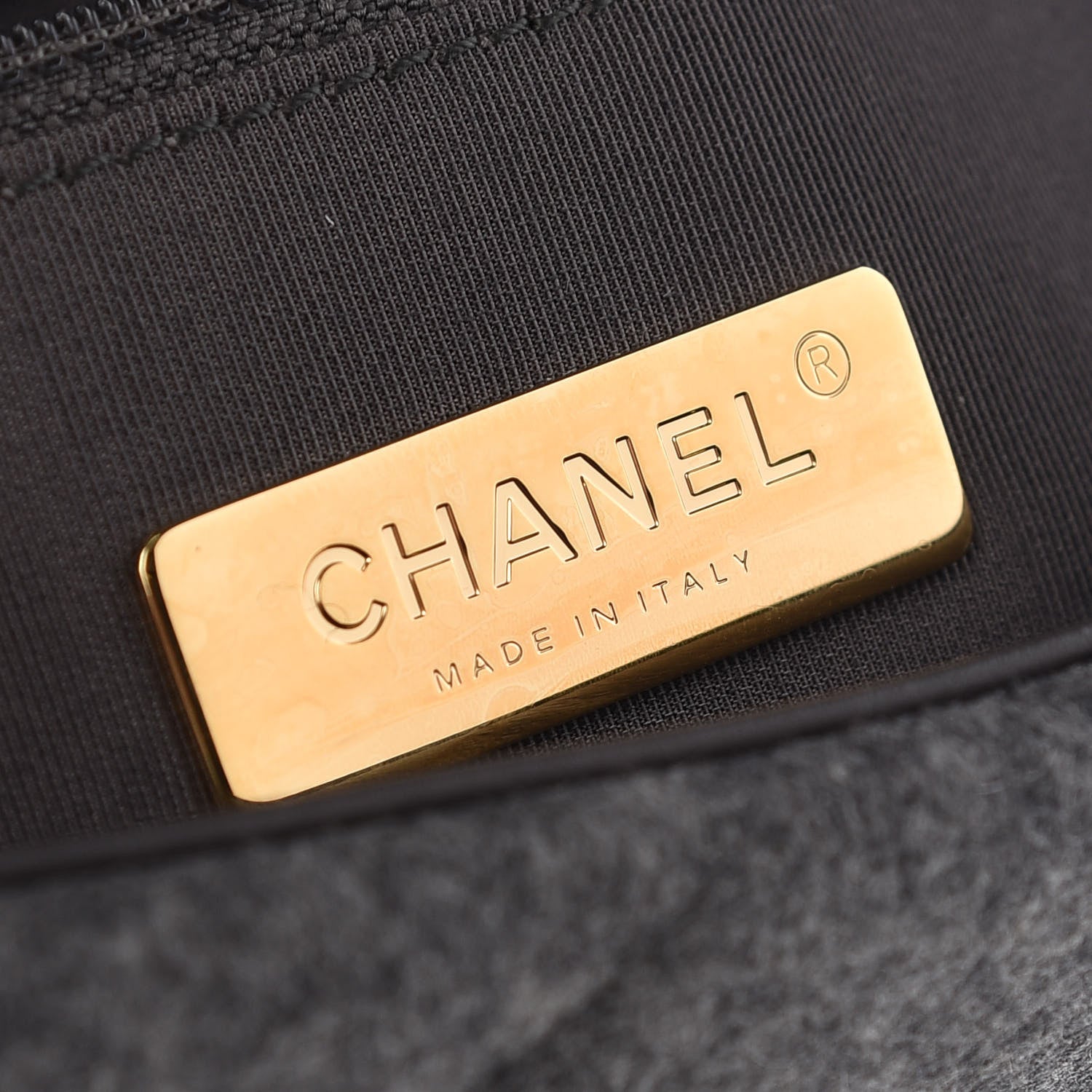 Chanel Wool Quilted Medium Chanel 19 Flap Grey 5 of 10