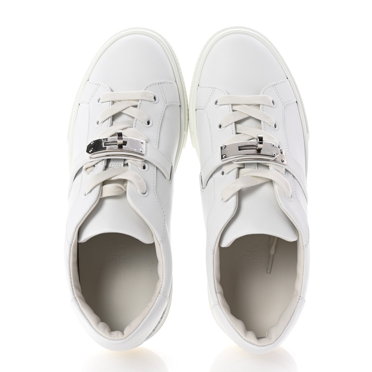 Hermes Calfskin Day Sneakers 39 White 2 of 11