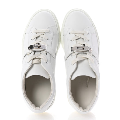 Hermes Calfskin Day Sneakers 39 White 2 of 11