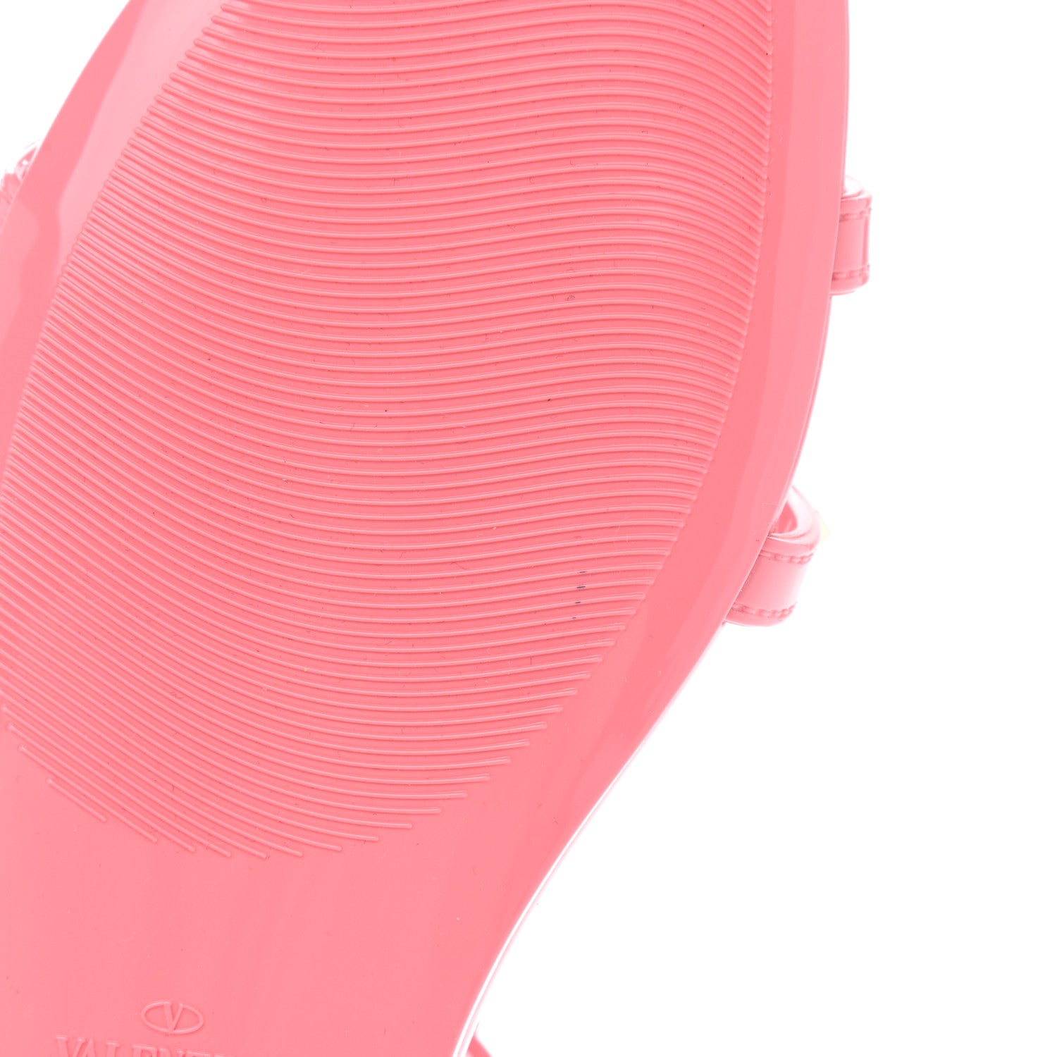 Valentino Garavani PVC Jelly Rockstud Caged Sandals 39 Sweet Pink 8 of 9