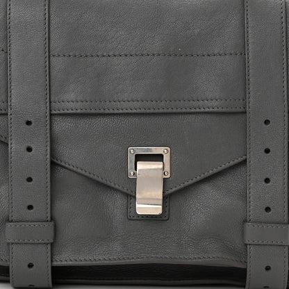 Proenza Schouler Lambskin Medium PS1 Satchel Heather Grey 9 of 11