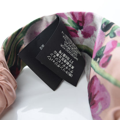 Gucci Silk Blooms Print Headband Pink 5 of 6