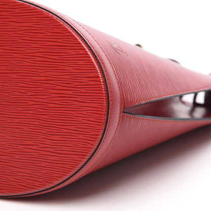 Louis Vuitton Epi Cluny Castillan Red 10 of 15