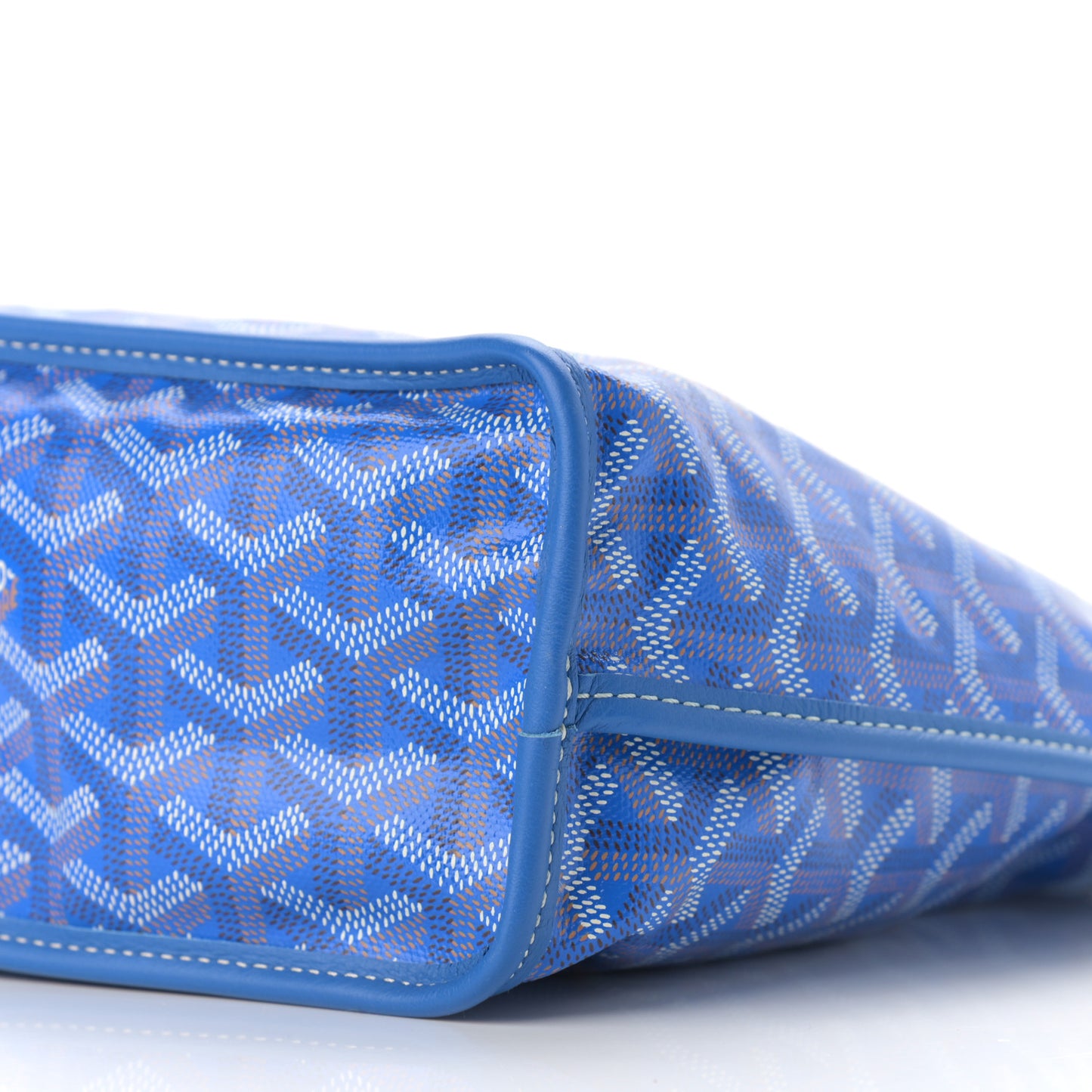 Goyardine Reversible Mini Anjou Sky Blue