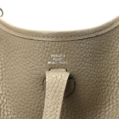 Hermes Taurillon Clemence Amazone Evelyne TPM Sauge 6 of 9