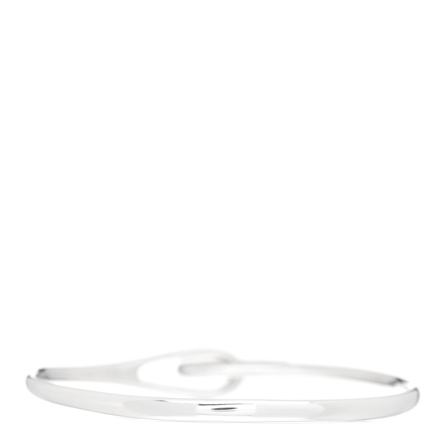 Tiffany Sterling Silver Interlocking Loops Bangle Bracelet 3 of 4