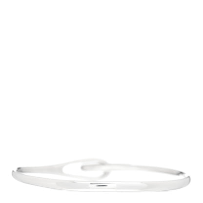 Tiffany Sterling Silver Interlocking Loops Bangle Bracelet 3 of 4