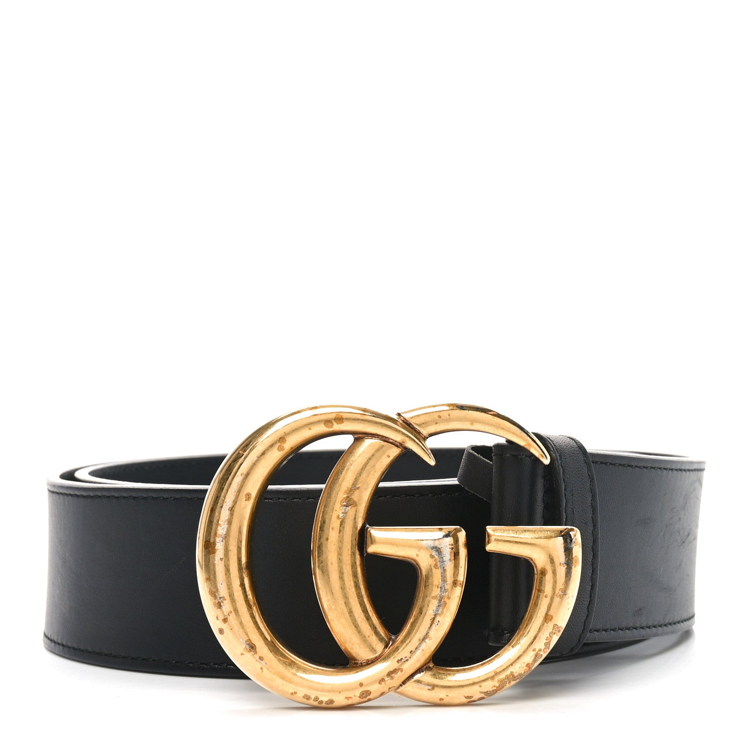 Gucci Calfskin Double G 40mm Belt 85 34 Black 1 of 6