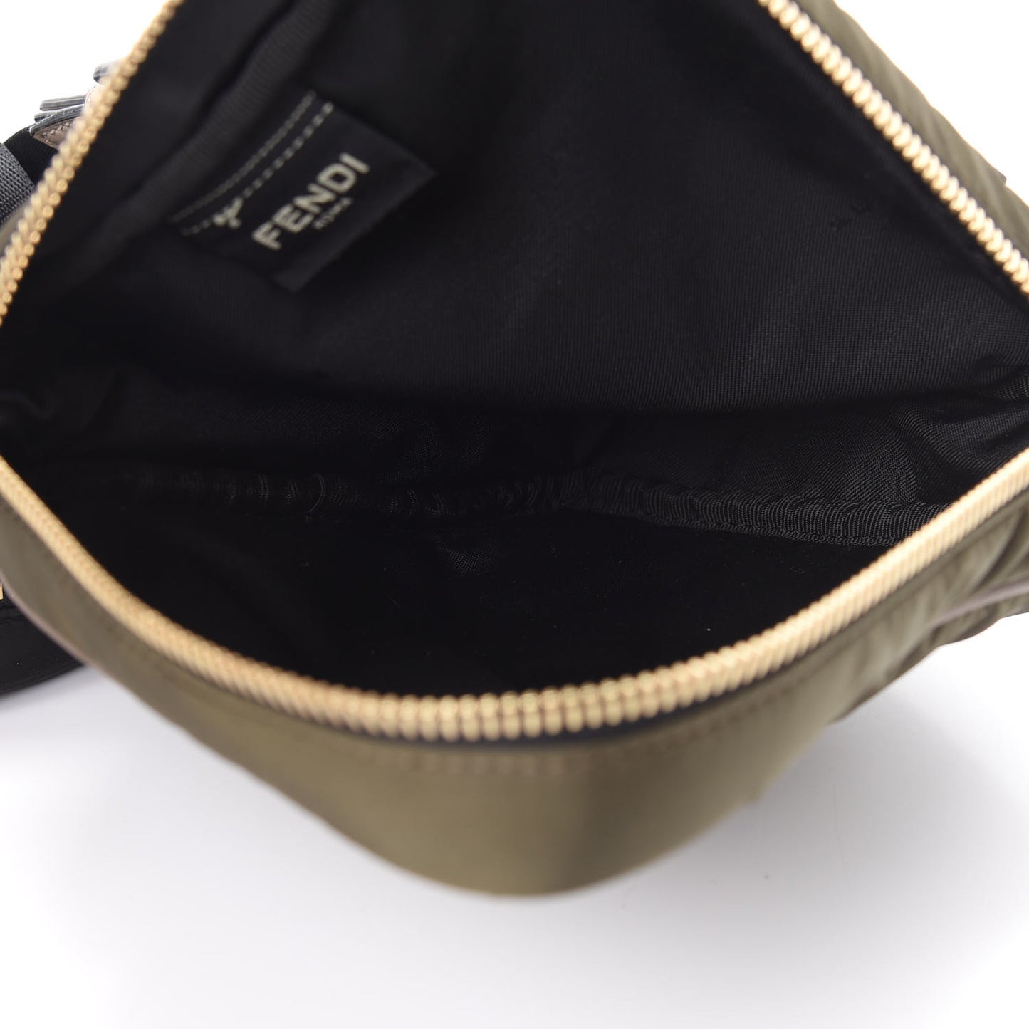 Nylon Dolmias Vitello Grace FF Multi Pouch Belt Bag Military Brown Tortora