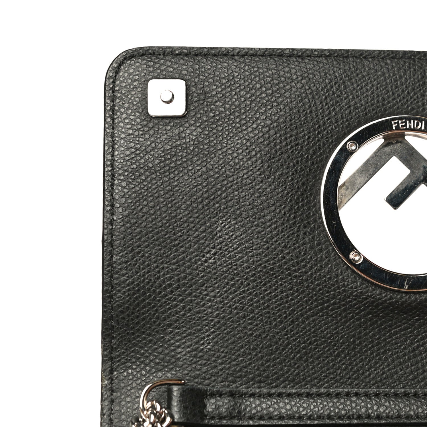 Fendi Vitello Cruise F is Fendi Wallet on Chain Black 15 of 17
