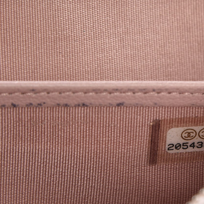 Chanel Lambskin Fancy CC Large Zip Around Wallet Pink 8 of 10
