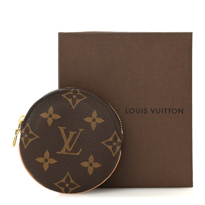 Louis Vuitton Monogram Round Coin Purse 10 of 10