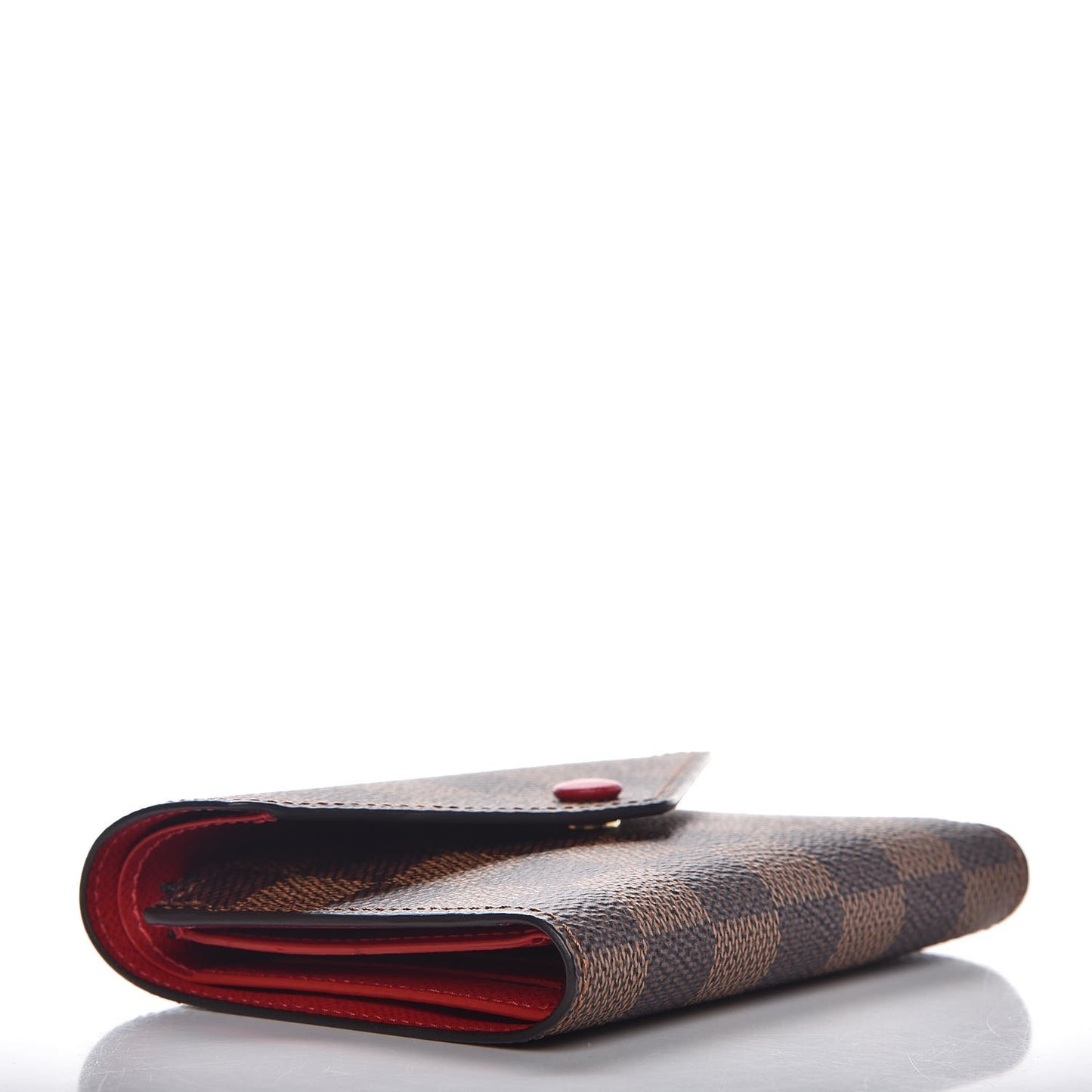 Damier Ebene Victorine Wallet Red
