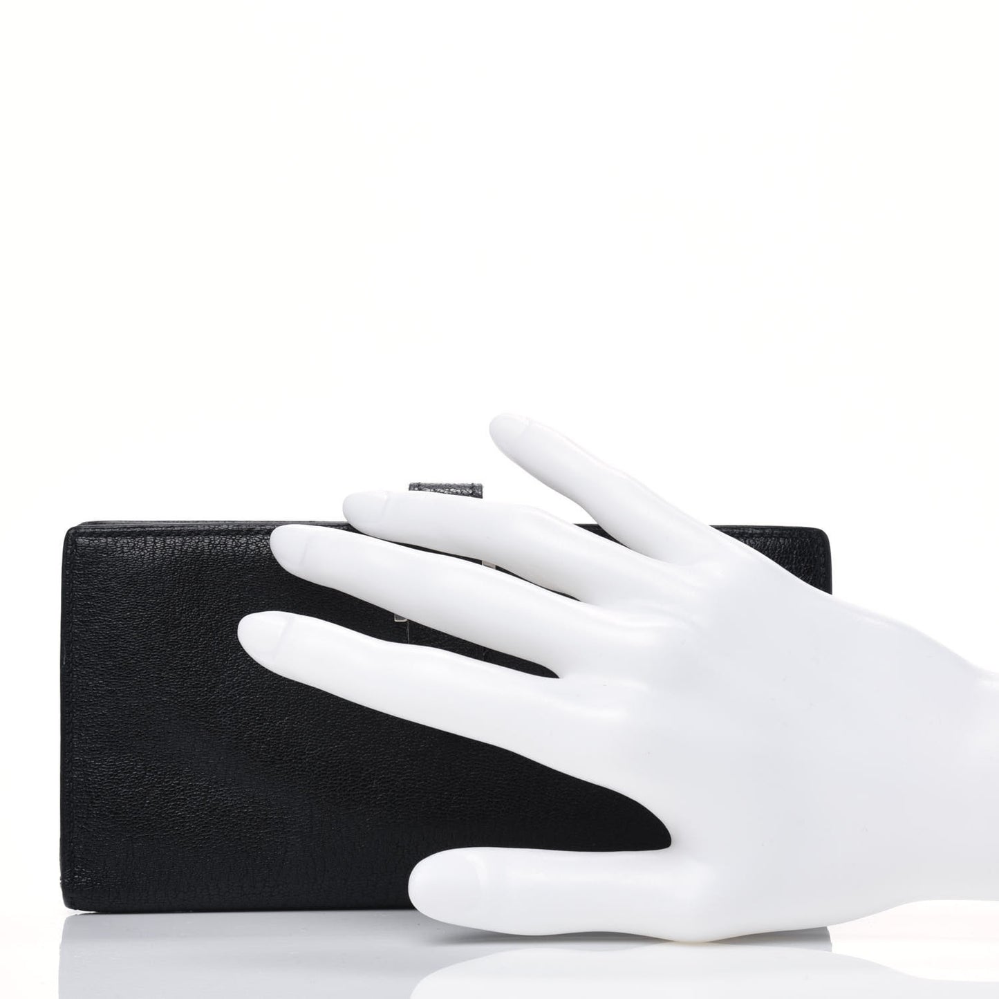 Chevre Mysore Bearn Gusset Wallet Black