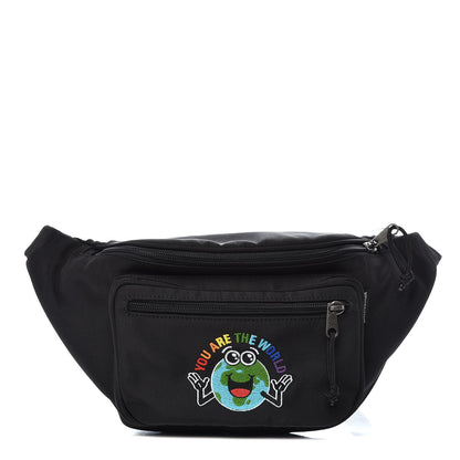 Balenciaga Nylon You Are The World Explorer Beltpack Black 1 of 8