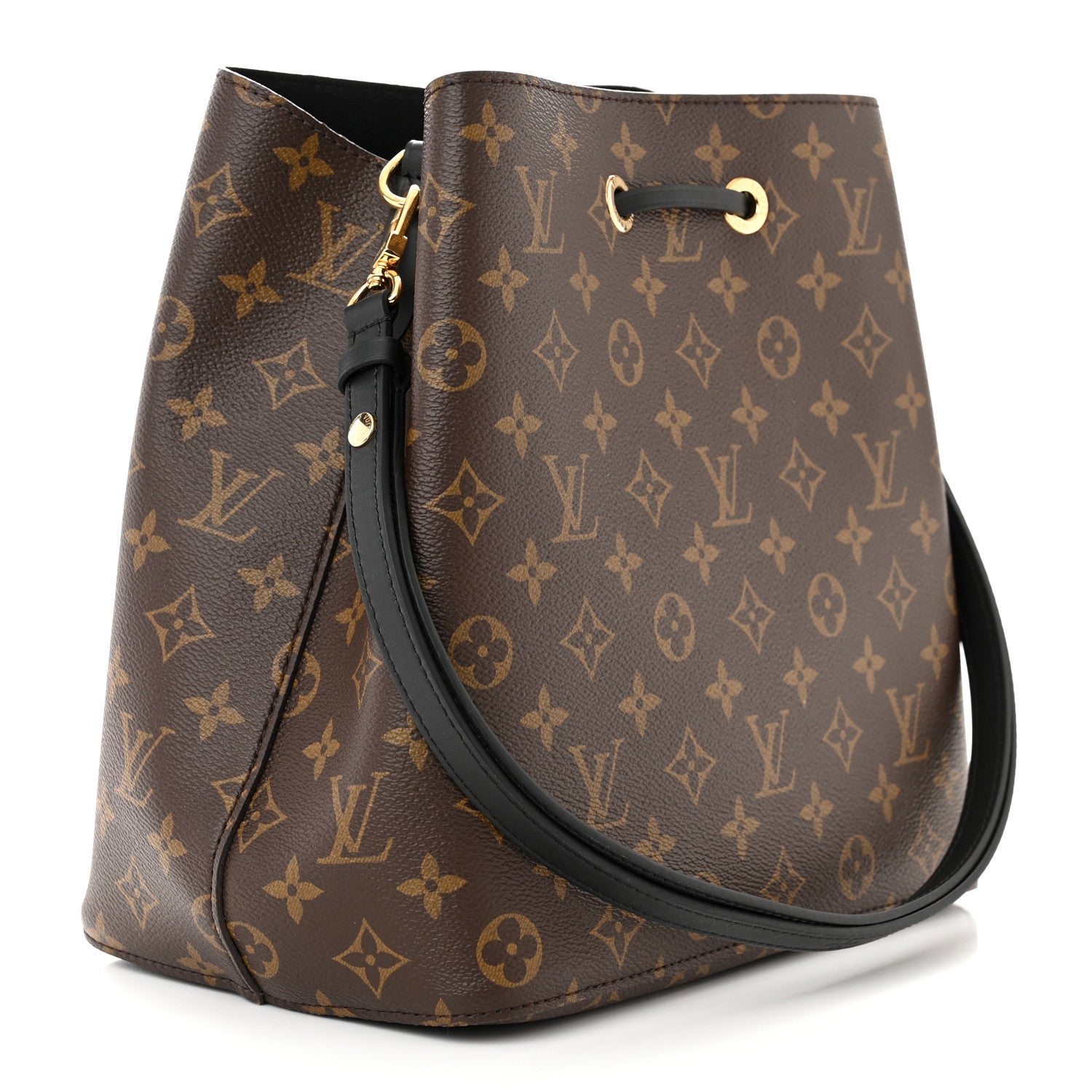 Louis Vuitton Monogram Neonoe MM Black 3 of 10