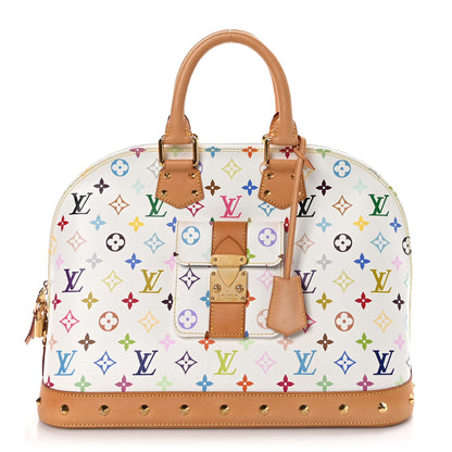 Louis Vuitton Monogram Multicolor Alma GM White 1 of 11