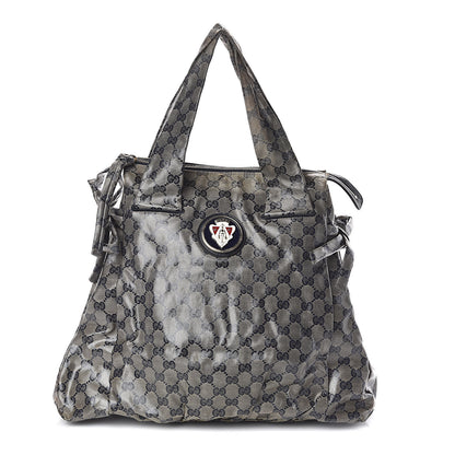 Gucci Crystal Monogram Hysteria Tote Navy Blue 1 of 14