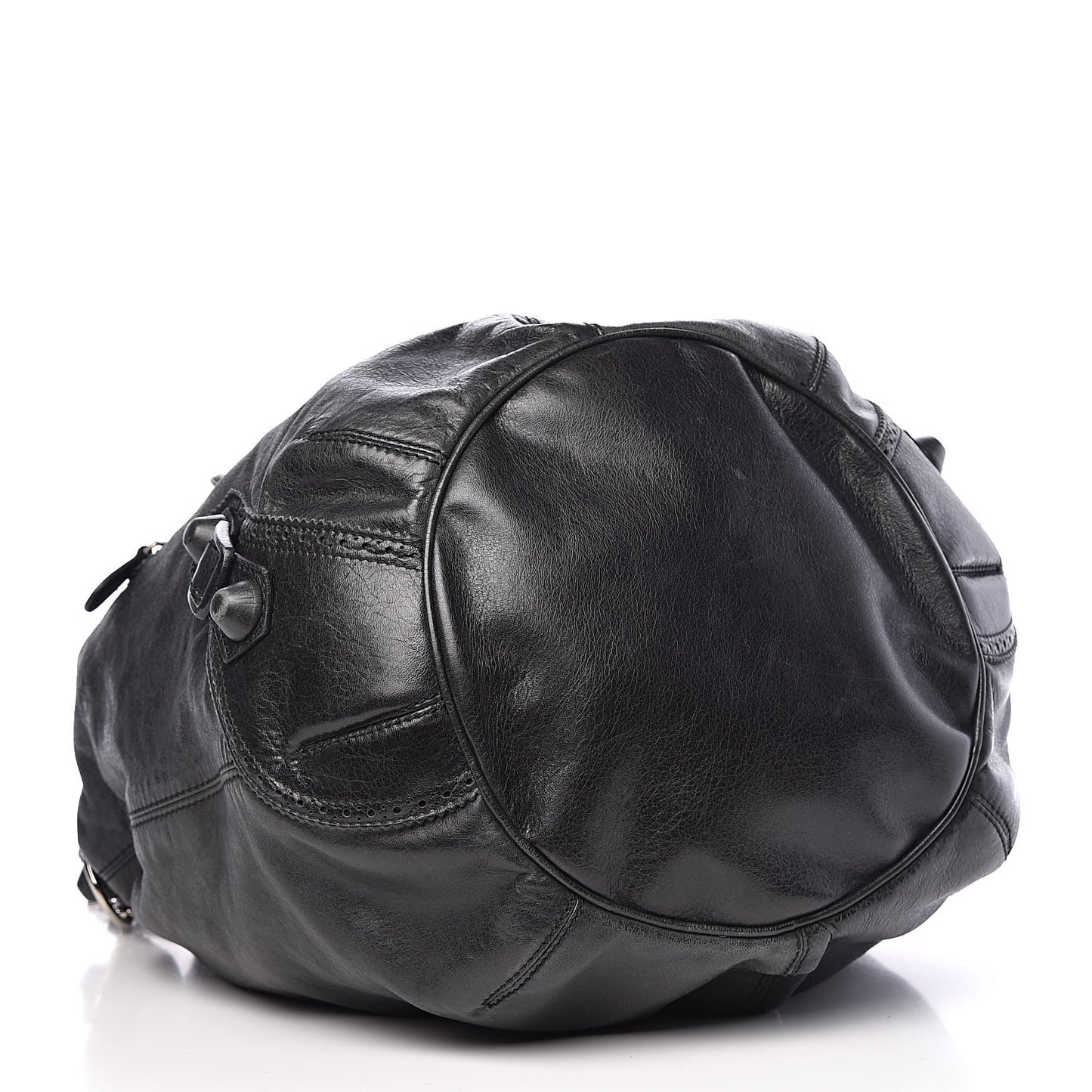 Agneau Giant Brogues Hardware Pompon Anthracite