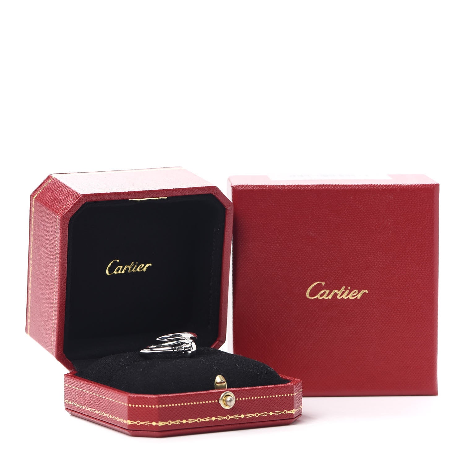 Cartier 18K White Gold Juste Un Clou Ring 57 8 6 of 7