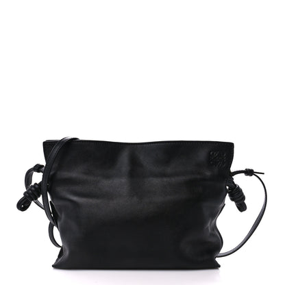 Loewe Calfskin Mini Flamenco Knot Clutch Black 1 of 10