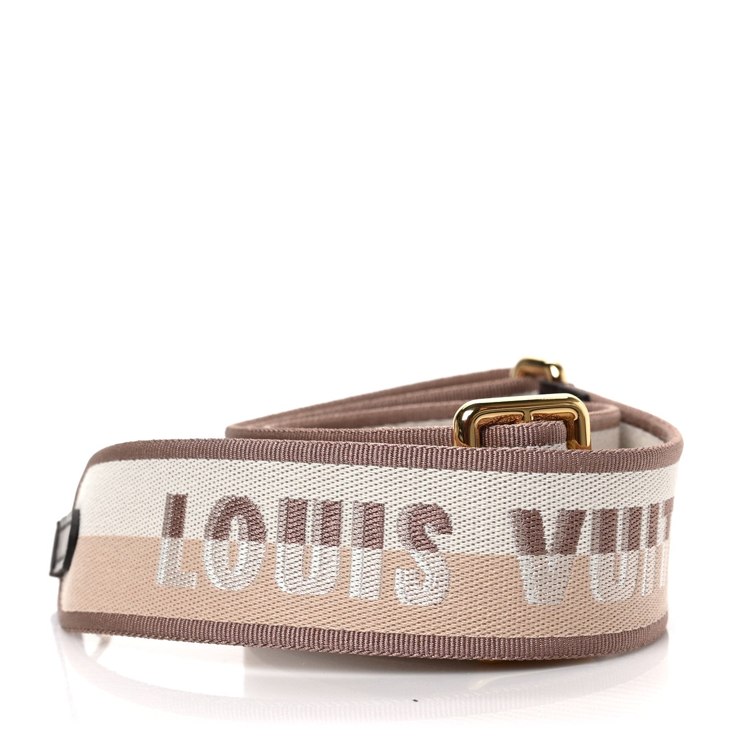 Louis Vuitton Jacquard Speedy Bandouliere 20 Shoulder Strap Beige Brown 2 of 3