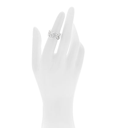 Tiffany Sterling Silver Paloma Picasso Loving Heart Band Ring 49 5 2 of 4