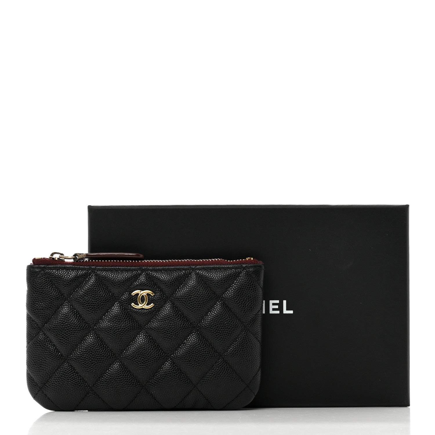 Chanel Caviar Quilted Small Cosmetic Case Black 9 of 9