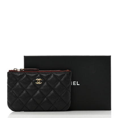 Chanel Caviar Quilted Small Cosmetic Case Black 9 of 9