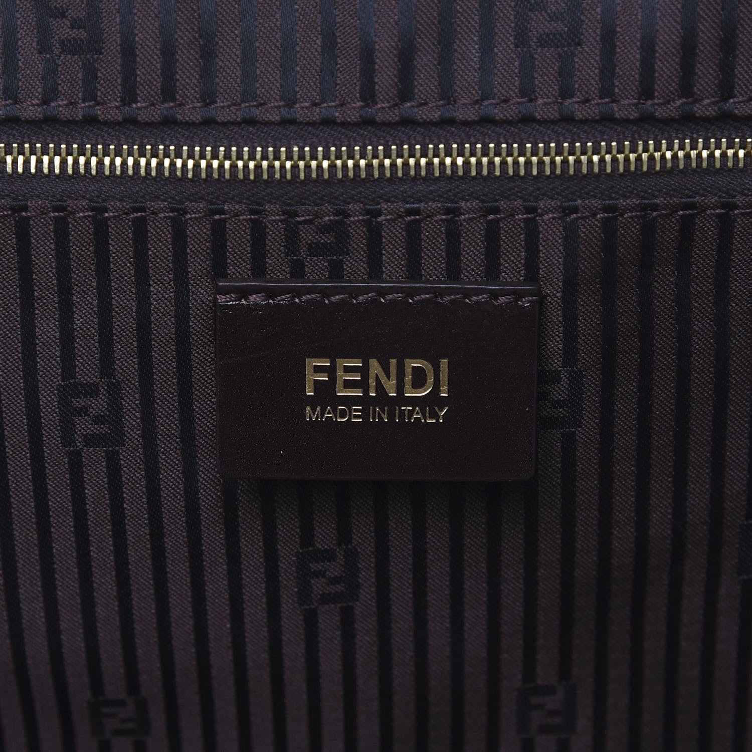 Fendi Vitello Elite Flamingo Large 2Jours Tote Moro Marrone Nocciola 6 of 12