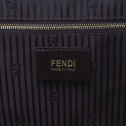 Fendi Vitello Elite Flamingo Large 2Jours Tote Moro Marrone Nocciola 6 of 12