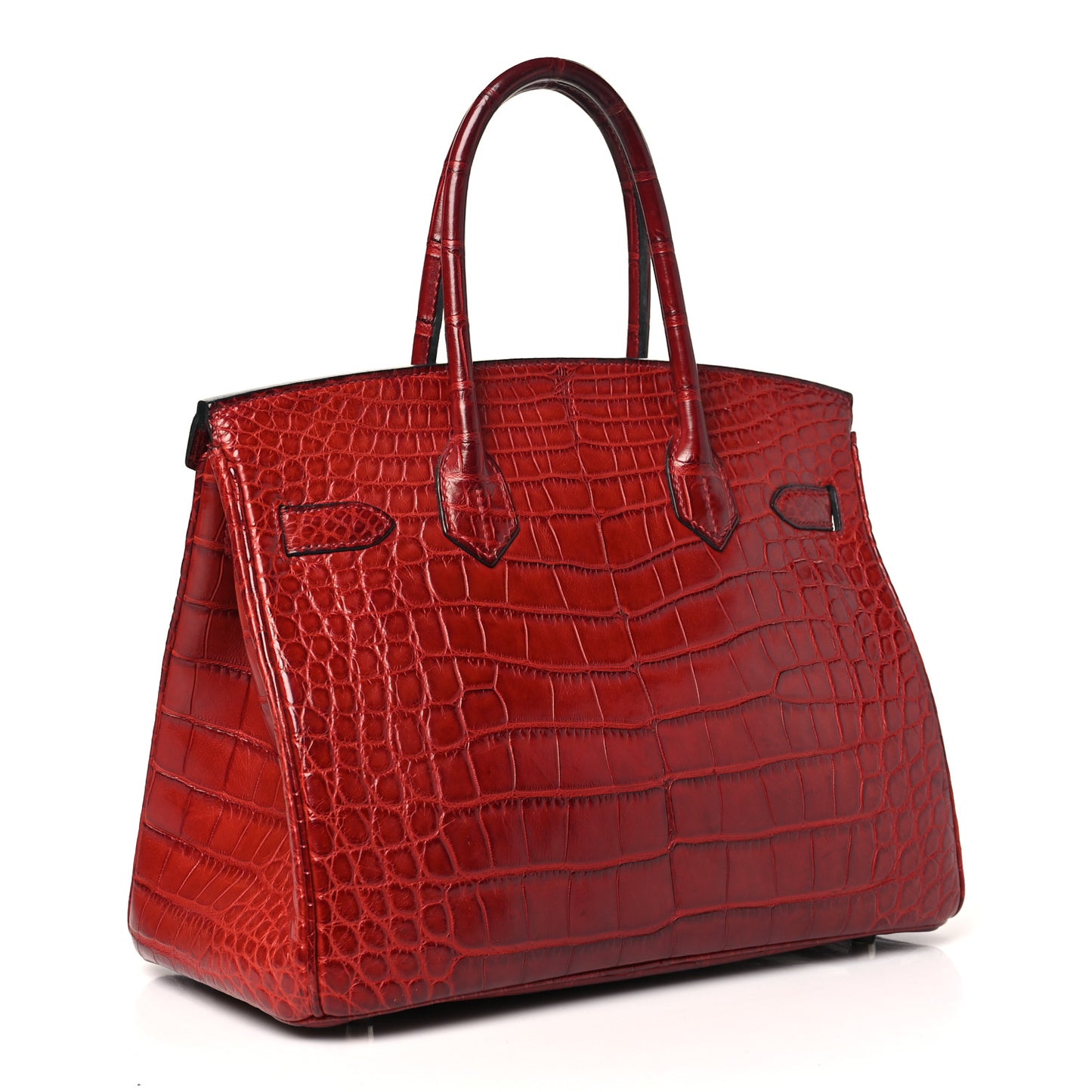 Matte Alligator Birkin 30 Rouge H