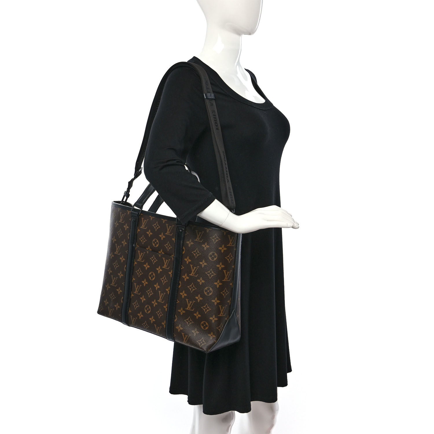 Louis Vuitton Monogram Macassar Weekend Tote PM 2 of 9