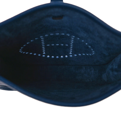 Hermes Taurillon Clemence Zigzag Evelyne TPM Bleu Saphir Bleu Zellige Indigo Black 5 of 9