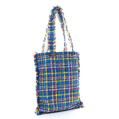 Chanel Tweed N°5 Tote White Multicolor 3 of 10