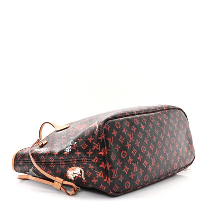 Louis Vuitton Catogram Neverfull MM Marron 5 of 11