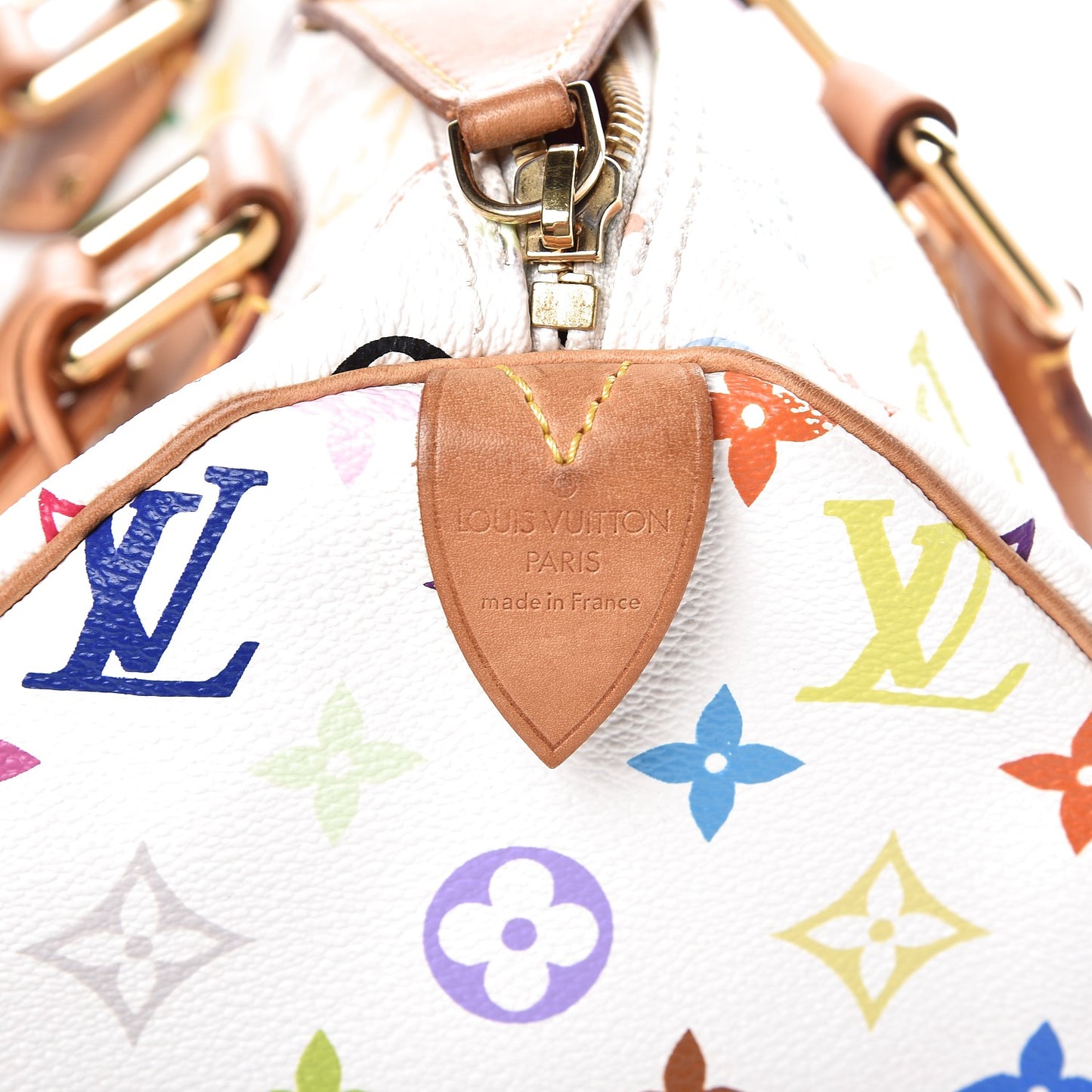 Monogram Multicolor Speedy 30 White