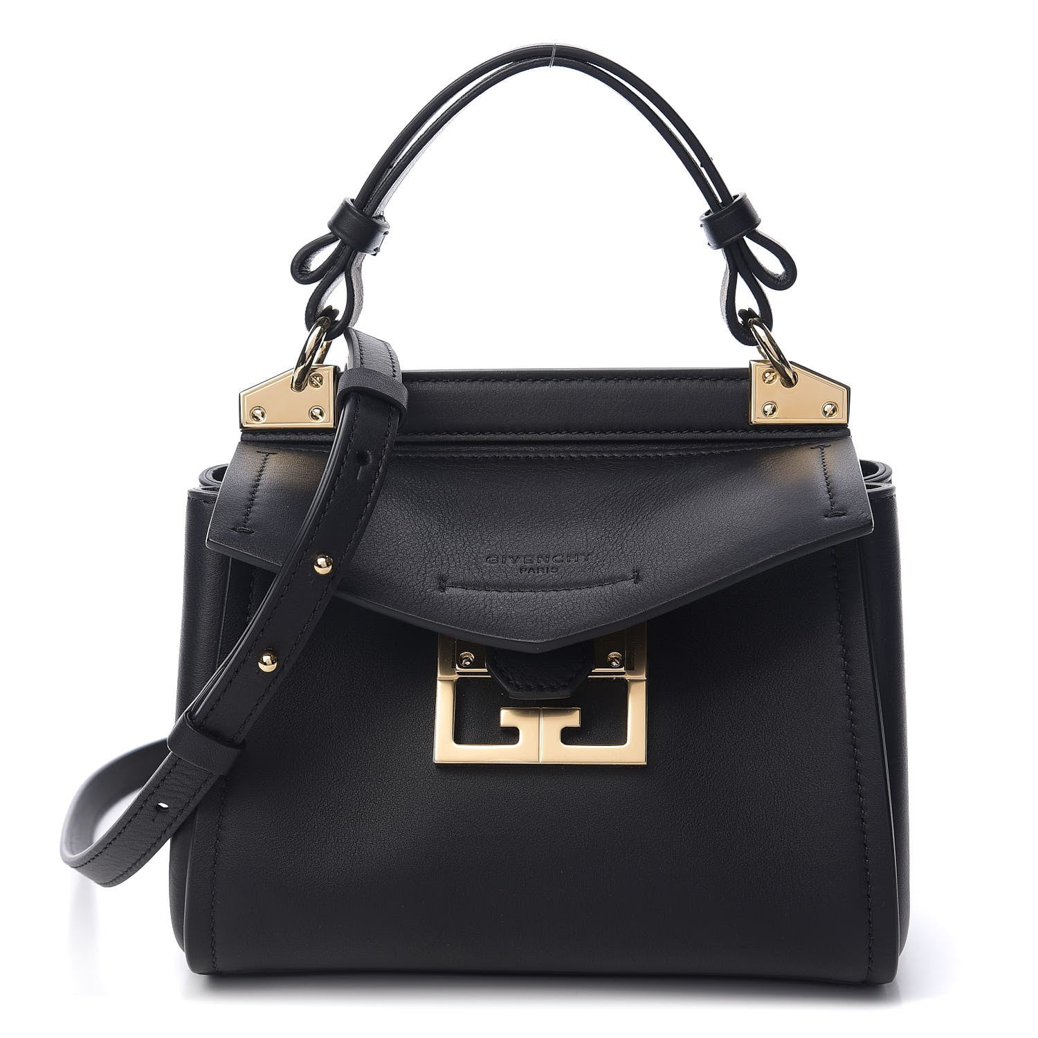 Givenchy Calfskin Mini Mystic Shoulder Bag Black 1 of 8