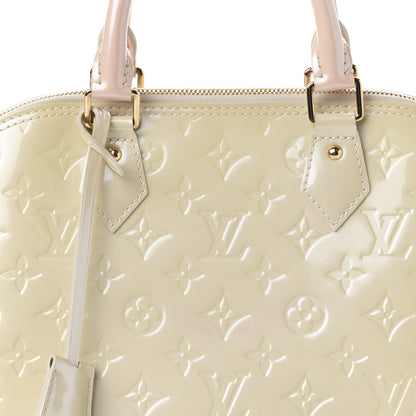 Louis Vuitton Vernis Alma PM Blanc Corail 9 of 10