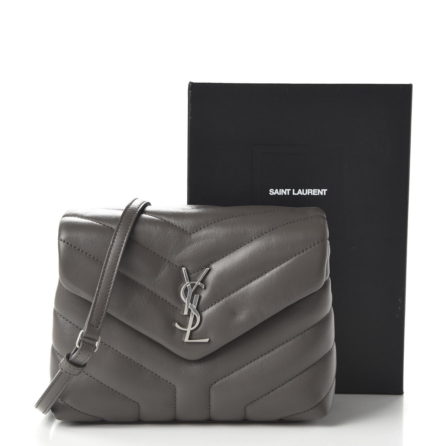 Calfskin Y Quilted Monogram Toy Loulou Crossbody Bag Storm