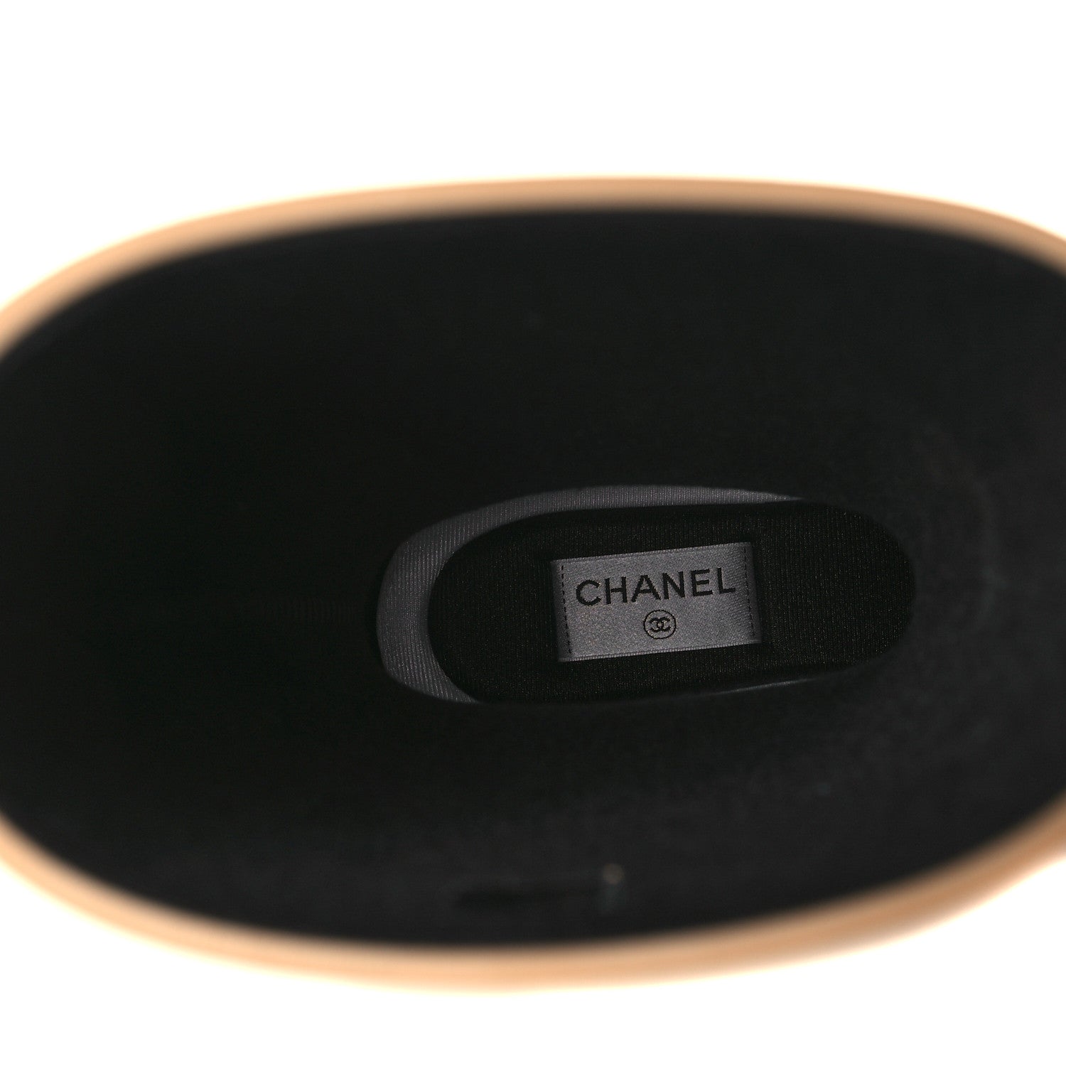Chanel Caoutchouk CC High Boots 39 Beige 7 of 8