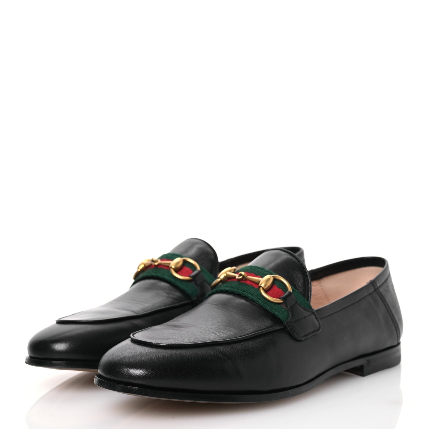 Malaga Kid Web Womens Horsebit Loafers 35.5 Black