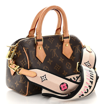 Louis Vuitton Monogram Speedy Bandouliere 20 Black 3 of 9