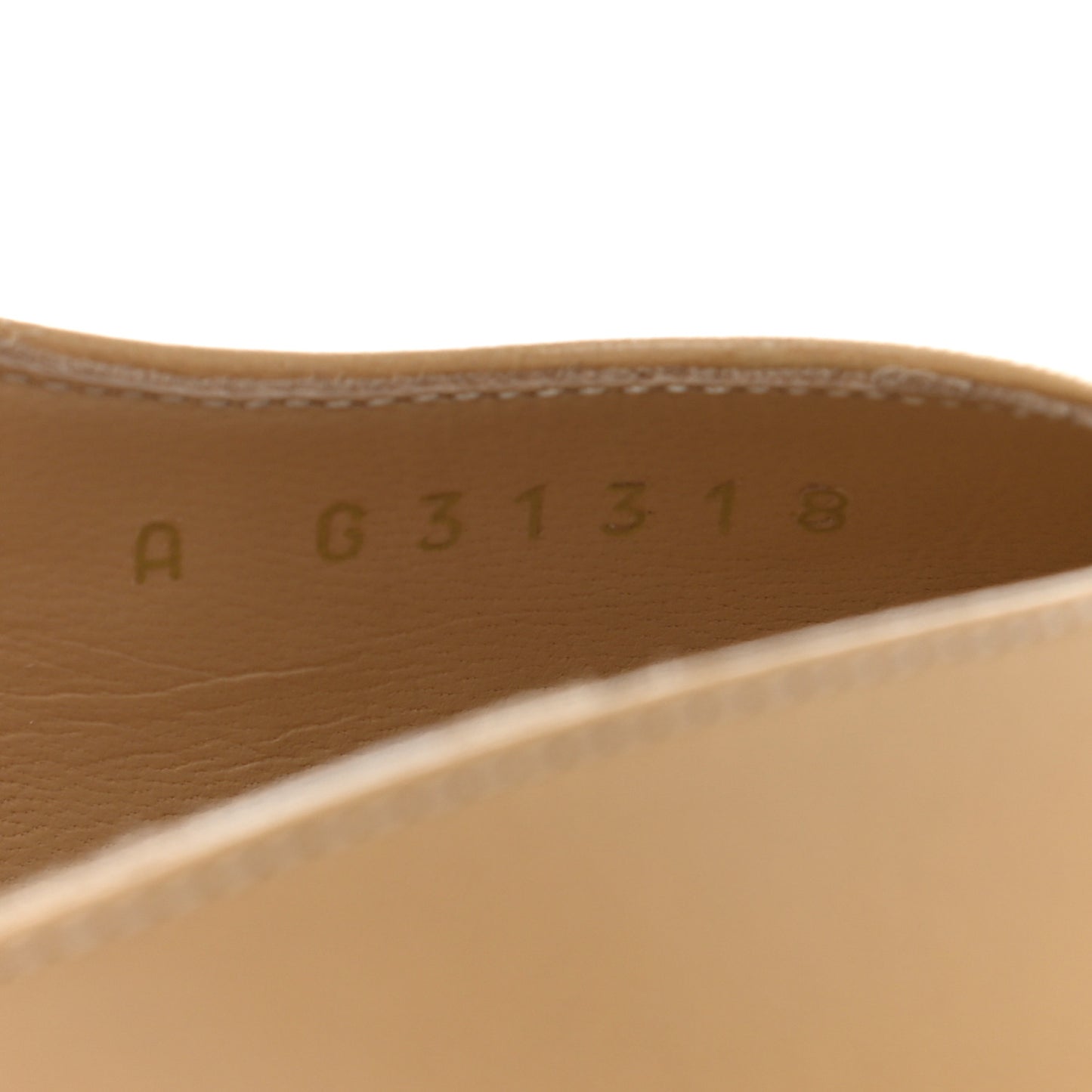 Goatskin Grosgrain Cap Toe CC Slingback Pumps 38 Beige Black