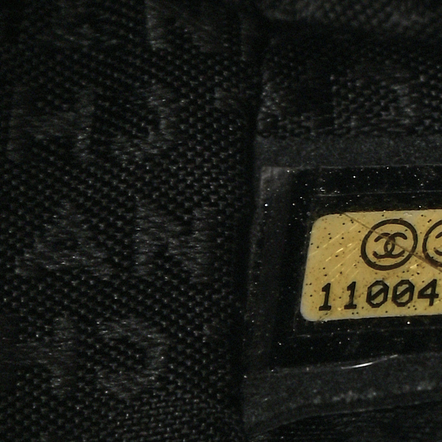 Chanel Vinyl XL Coco Cabas Black 6 of 10